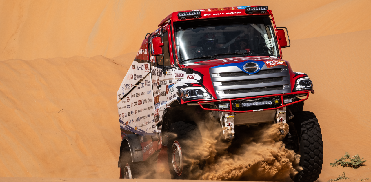 HINO Team Sugawara Finishes 10th in the Dakar Rally 2023 with Allison-Equipped Hybrid Truck