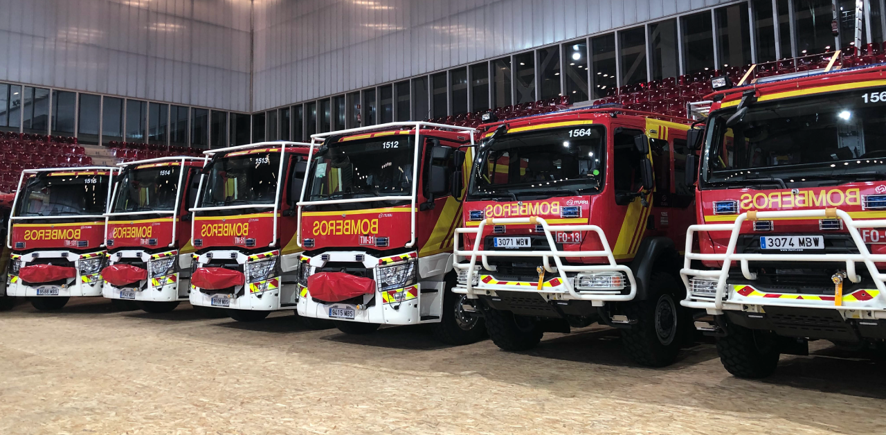 Madrider Feuerwehr erneuert Fuhrpark mit Renault Trucks und Allison-Vollautomatik