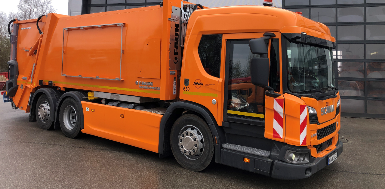 Abfallwirtschaftsbetrieb München entscheidet sich für Scania-CNG mit Allison-Vollautomatik